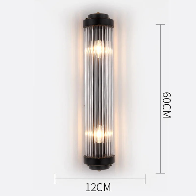 DecorBites™ Crystal Wall Lamp for Modern Light Luxury Living Room, Bedroom, and Dining Area