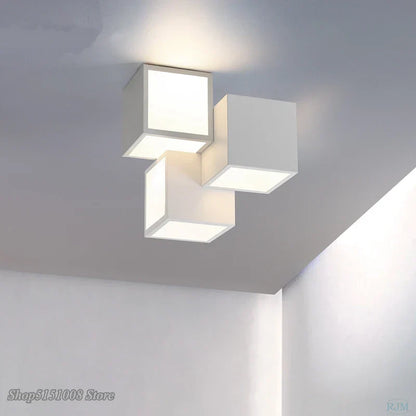 DecorBites™ Acrylic LED Ceiling Light with Remote Control - Modern Square Design