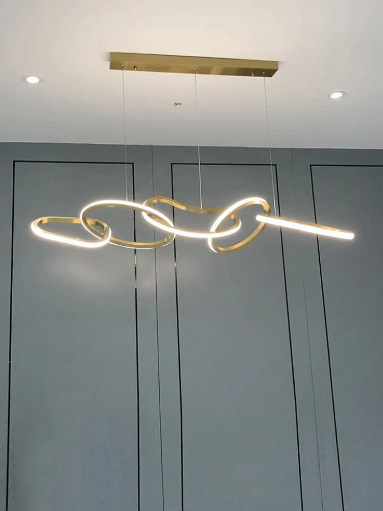 DecorBites™ Elegant Chandelier for Dining Bar, Minimalist Art Lamps