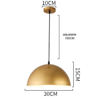 Lámpara colgante tipo araña DecorBites™ de hierro forjado dorado, LED E27, estilo retro nórdico