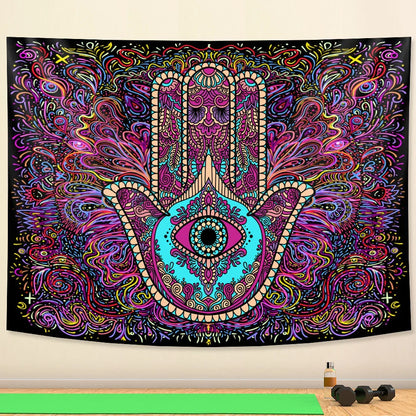 Decobites Mandala Witchcraft Tapestry Wall Hanging Yoga Mat Bohemian Sofa Blanket