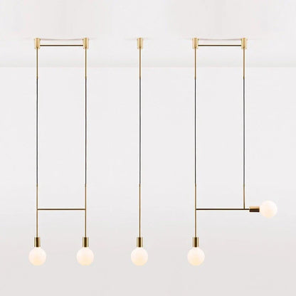 DecorBites™ Black Rose Gold Long Tube Chandelier | Nordic Design for Cafe, Bar & Restaurant