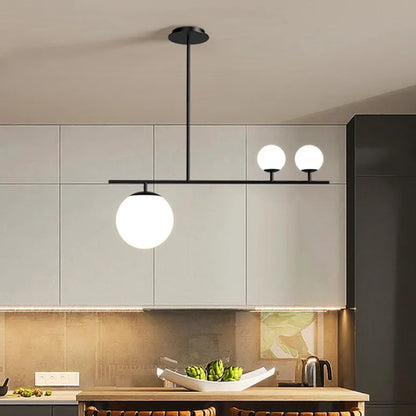 DecorBites™ Black Golden Glass Chandelier for Home Décor and Lighting