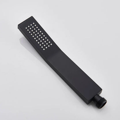 DecorBites™ Black High Pressure Hand-held Shower Head for Water Saving and Bathroom Rainfall