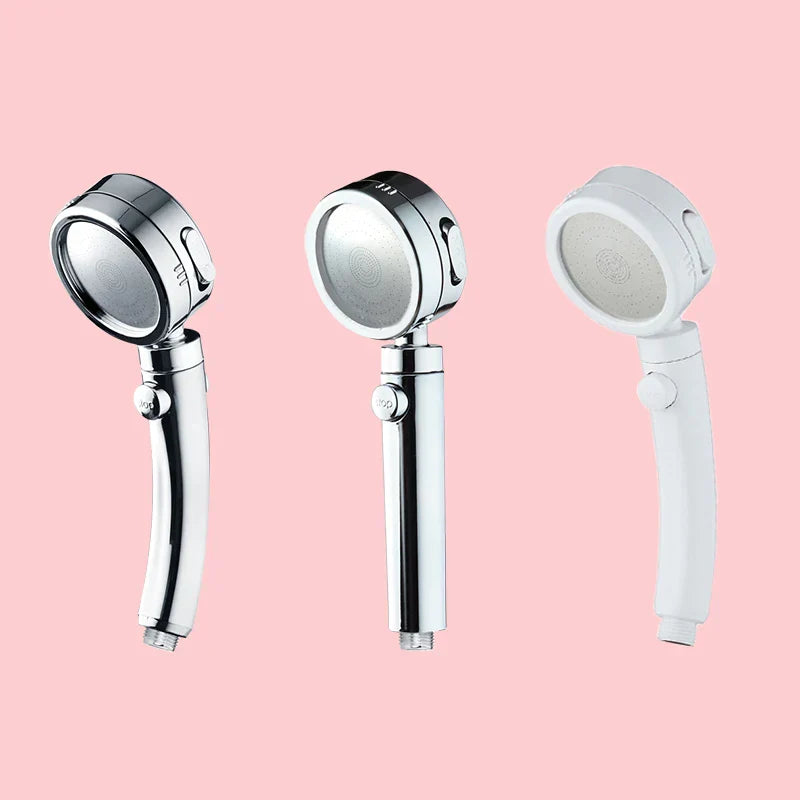 Plated Adjustable Shower Handle