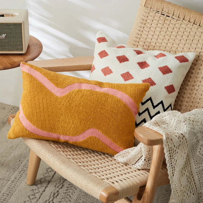 DecorBites™ Embroidered Cushion Cover for Cozy Home Decoration in 45x45cm/30x50cm