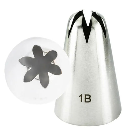 DecorBites™ Large Stainless Steel Pastry Tips Set for Cake Decorating and Baking