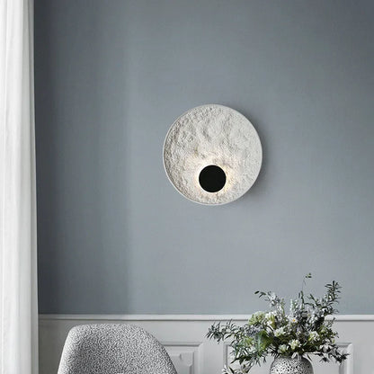 DecorBites™ Circle Wall Lamps: Nordic Loft Style Resin Art Sconces for Indoor Lighting