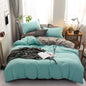 Decobites Luxury Blue Duvet Cover Set with Sheet and Pillowcases