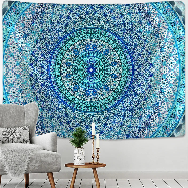 Bohemian Mandala Tapestry Wall Hanging for Travel & Home Decor by Decobites