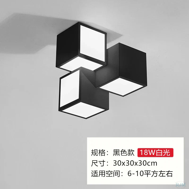 DecorBites™ Acrylic LED Ceiling Light with Remote Control - Modern Square Design