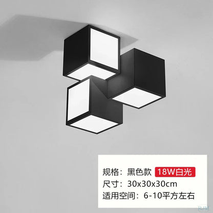 DecorBites™ Acrylic LED Ceiling Light with Remote Control - Modern Square Design