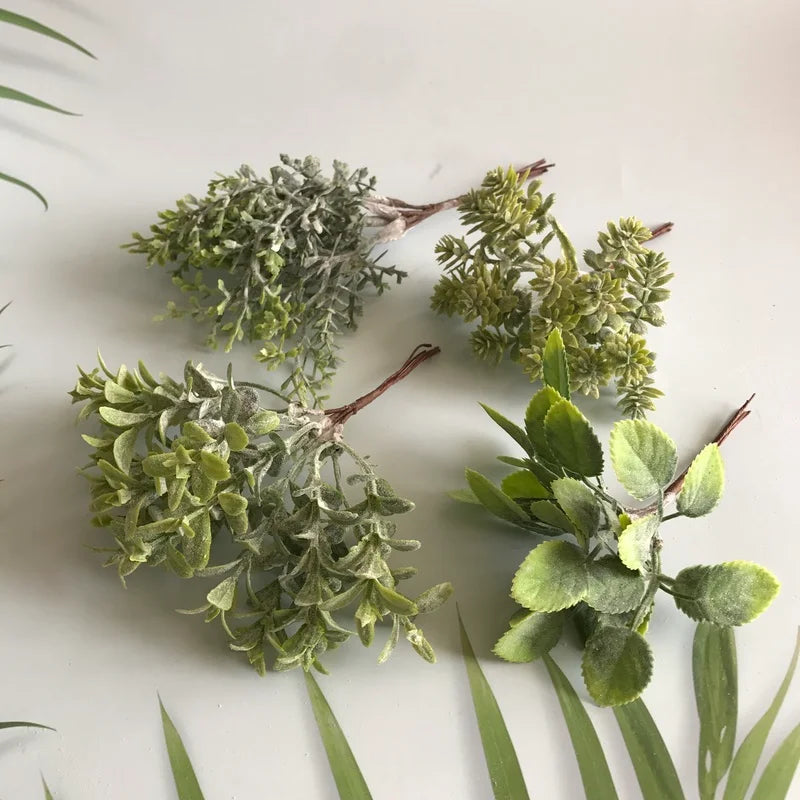 Paquete de estambres de bayas verdes DecorBites™ para decoración navideña y envoltorio de regalos DIY