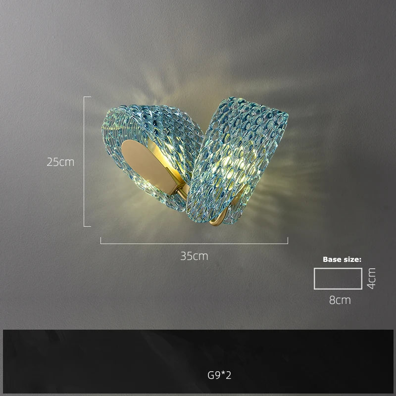 Lámpara colgante LED de cobre DecorBites™ G9 para vestíbulo y comedor