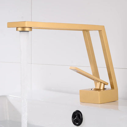 DecorBites™ Black Single Handle Basin Faucet Modern Bathroom Mixer