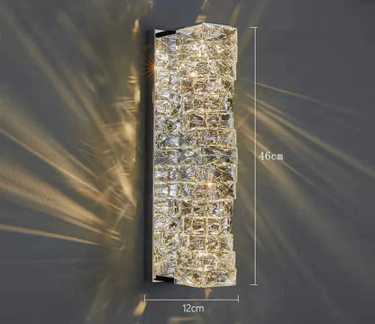 Aplique de pared de cristal DecorBites™ para una decoración moderna y lujosa del hogar