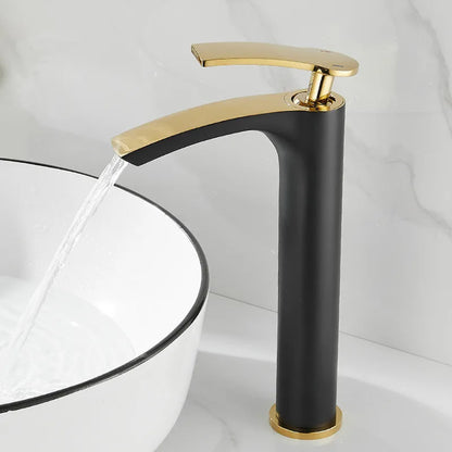 DecorBites™ Brass Bathroom Basin Faucet Cold Hot Water Mixer Sink Tap Deck Mounted