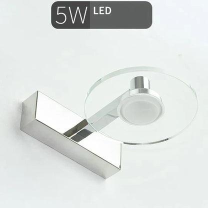 Espejo de tocador con luz LED de cristal DecorBites™ para baño y tocador