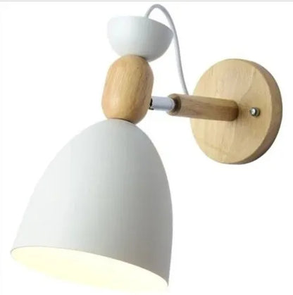 Aplique de pared LED DecorBites™ de madera, moderno, con base E27 para iluminación de pasillos
