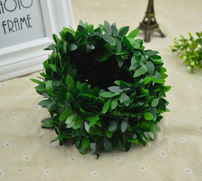 DecorBites™ Green Leaf Vine Wreath Garland for Wedding & Christmas Home Decor