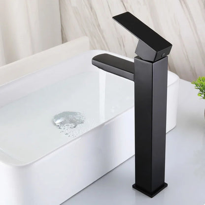 DecorBites™ Brushed Tall Basin Sink Faucet for Stylish Bathroom Water Control