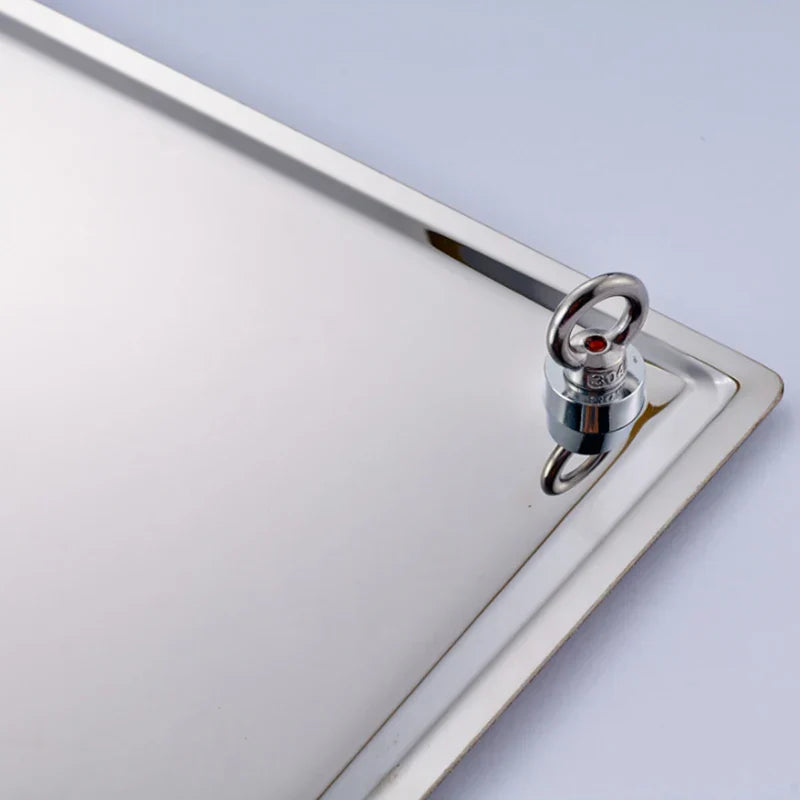 Cabezal de ducha tipo lluvia DecorBites™ de acero inoxidable de 20 pulgadas - Cabezal de ducha cuadrado ultradelgado para baño