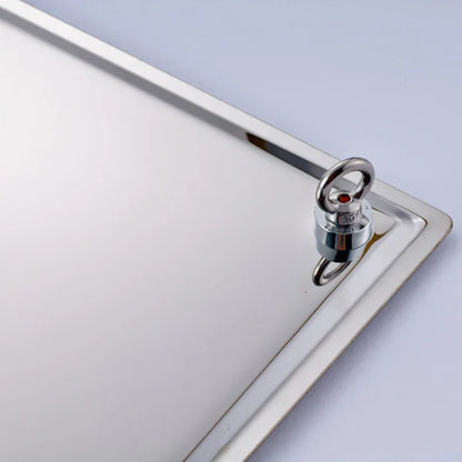 Cabezal de ducha tipo lluvia DecorBites™ de acero inoxidable de 20 pulgadas - Cabezal de ducha cuadrado ultradelgado para baño