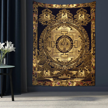 Dragon Totem Tarot Tapestry Wall Hanging Mandala Witchcraft Boho Hippie Bed Sheet Decobites Tarot Tapestry