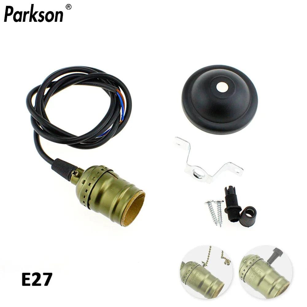 DecorBites™ Industrial Pendant Light Lamp E27 90-265V Edison Bulb Holder Loft Home Decor