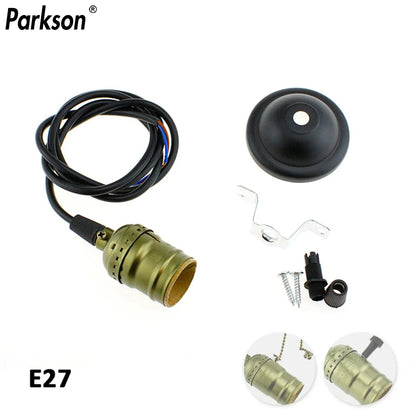 DecorBites™ Industrial Pendant Light Lamp E27 90-265V Edison Bulb Holder Loft Home Decor