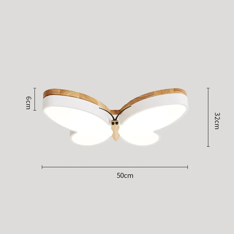 Modern Wood Butterfly Chandelier