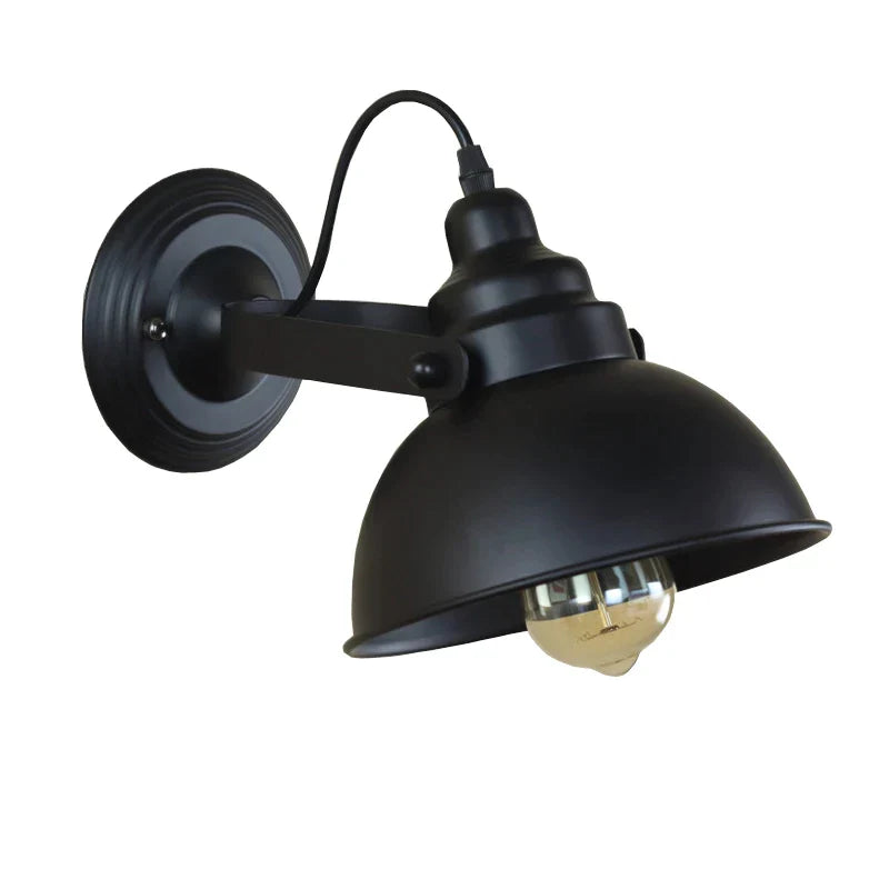 DecorBites™ Industrial Black Wall Sconce E27 Wall Lamp for Indoor Lighting