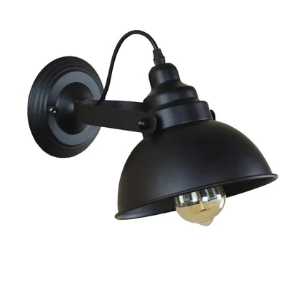 DecorBites™ Industrial Black Wall Sconce E27 Wall Lamp for Indoor Lighting