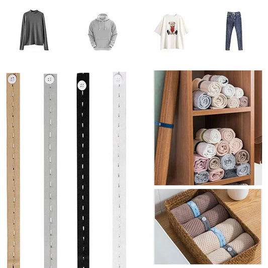 DecorBites™ Elastic Band Clothes Folding Storage Bags for Scarves, Shirts, Pants