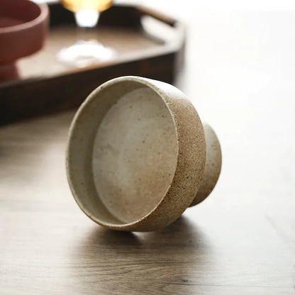 DecorBites™ Handmade Retro Floral Ceramic Snack Bowl - Eco-Friendly Porcelain Bowl