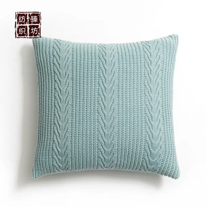 DecorBites™ Knitted Rhombus Pillowcase: Super Soft Throw Pillow Cover for Home Decor