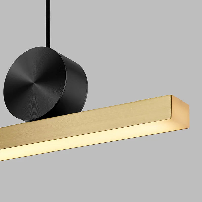 Gold Nordic Pendant Light Bar Island Style