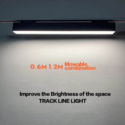 DecorBites™ 60cm LED Track Light 20W - Creative Linear Strip for Office, Store, Mall, Exhibition
