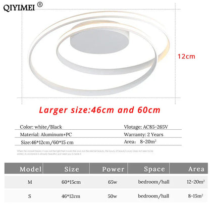 DecorBites™ LED Chandelier: Modern Surface Mounted Lights for Living Room, Bedroom, Study Room