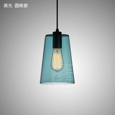 DecorBites™ Glass LED Pendant Lamp: Modern Nordic Style Hanging Light for Home, Cafe, or Bar