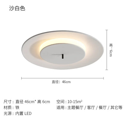 DecorBites™ LED Round Ceiling Light for Living Room Bedroom Restaurant Indoor Decor