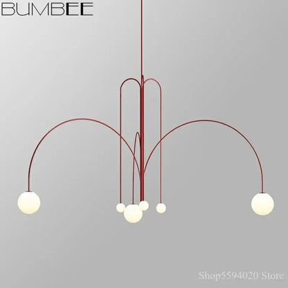 DecorBites™ Designer Line Chandelier Living Room Coffee Shop Hanglamp Loft Light