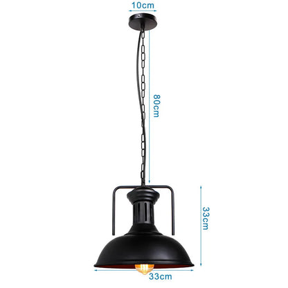 DecorBites™ Industrial Iron Pendant Lights for Home and Retail Spaces