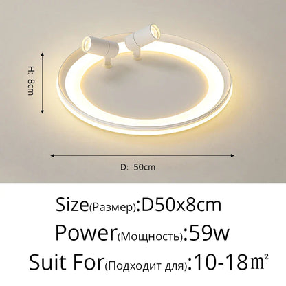 DecorBites™ LED Chandelier: Modern Indoor Lighting Fixture for Bedroom, Living Room, Kitchen & Showroom