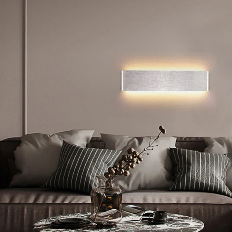 DecorBites™ LED Aluminum Mirror Light Wall Lamp for Corridor, Bedside, Bathroom - Nordic Modern Design