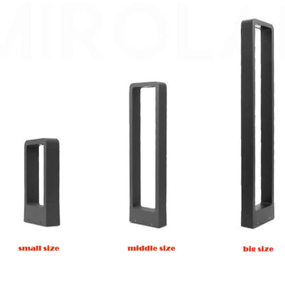 DecorBites™ 7W LED عمود إضاءة من الألومنيوم للحدائق الخارجية