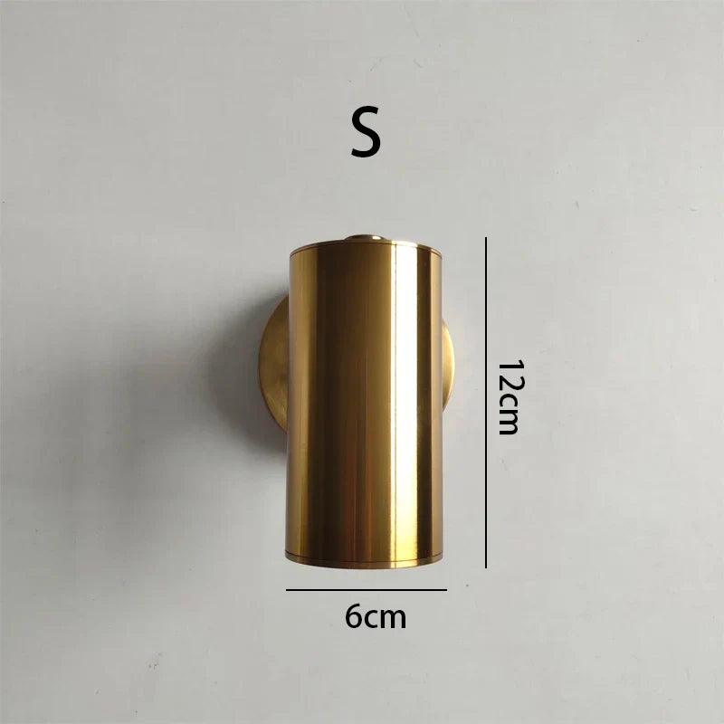 Lámpara de pared LED de arte de hierro dorado Decorbites™ moderna para dormitorio y sala de estar