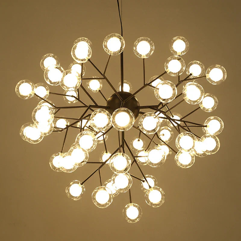 Lámpara de techo DecorBites™ LED Firefly Sputnik: Elegante lámpara de techo con forma de rama de árbol