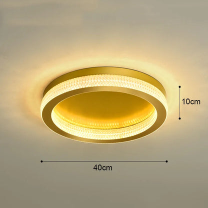 ثريا كريستالية من DecorBites™‎ بإضاءة LED باللون الأسود الذهبي لغرفة المعيشة وغرفة النوم