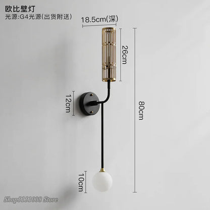 DecorBites™ LED Wall Lamp: Modern Nordic Living Room Light for Luxury Decor